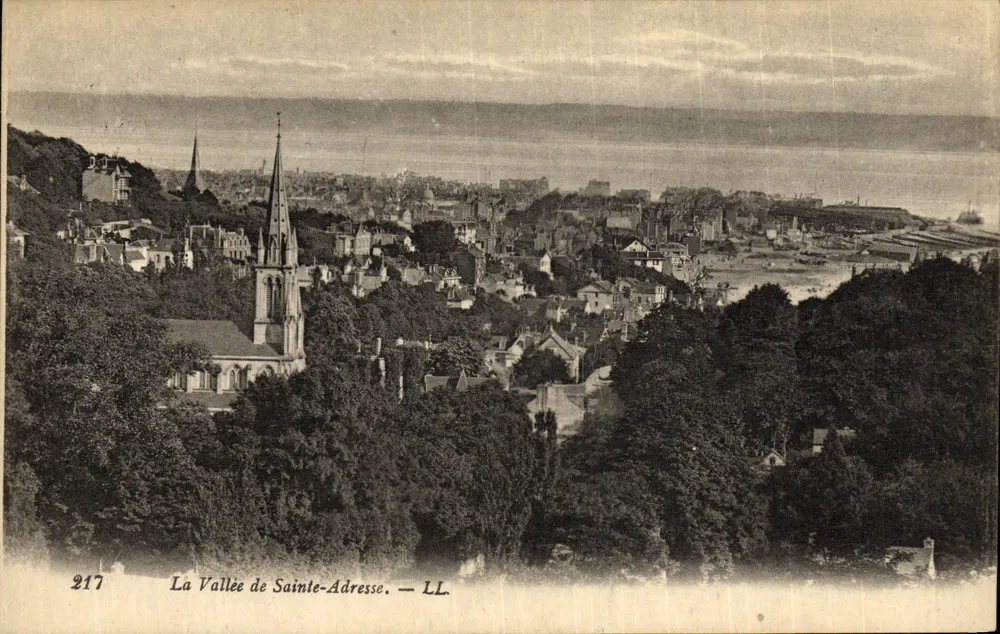 A Vale de Sainte-Adresse — LL — n°217 - Frente