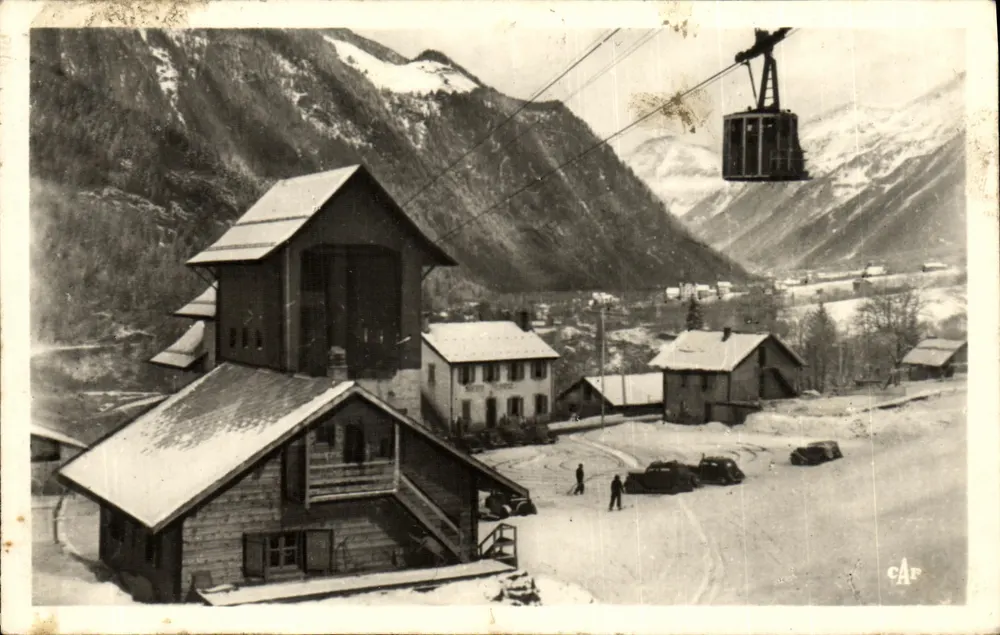 Les Houches - Die Chaumière und die Seilbahnstation — C.A.P. n°111 - Vorderseite