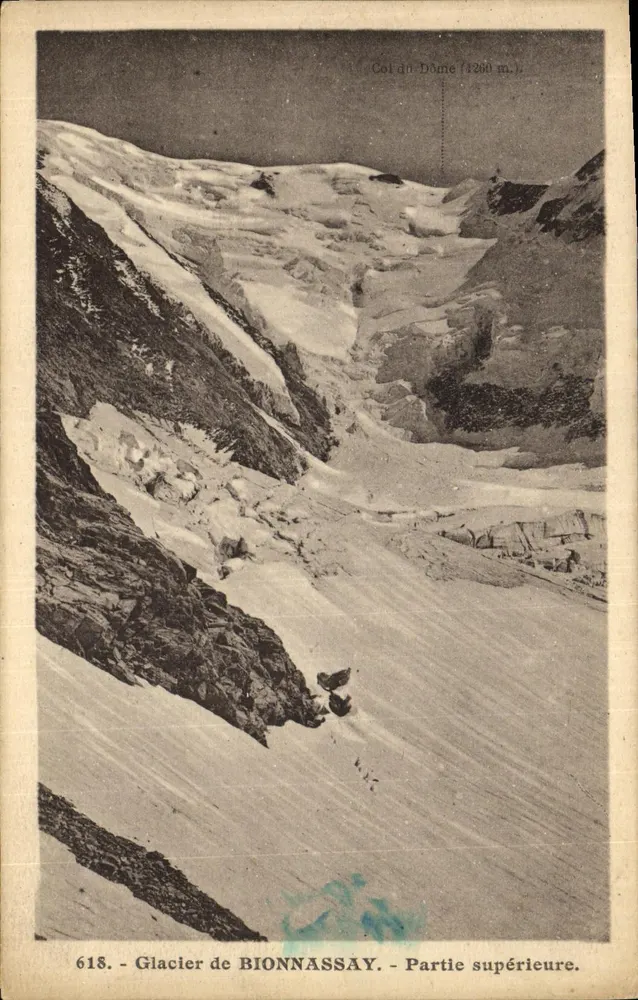 Gletscher von Bionnassay — Oberer Teil — L. Morand, phot.-edit., Megève (Haute-Savoie) n°618 - Vorderseite