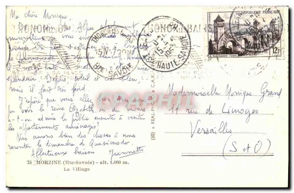 MORZINE (Haute-Savoie) — aldeia alpina — editor CAP - Verso