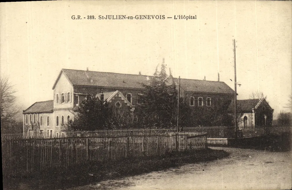 St-JULIEN-en-GENEVOIS — Das Krankenhaus — G.R. 389 - Vorderseite