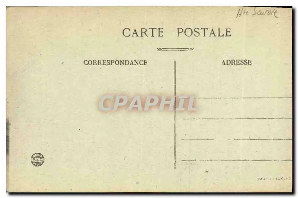 St-JULIEN-en-GENEVOIS — Das Krankenhaus — G.R. 389 - Rückseite