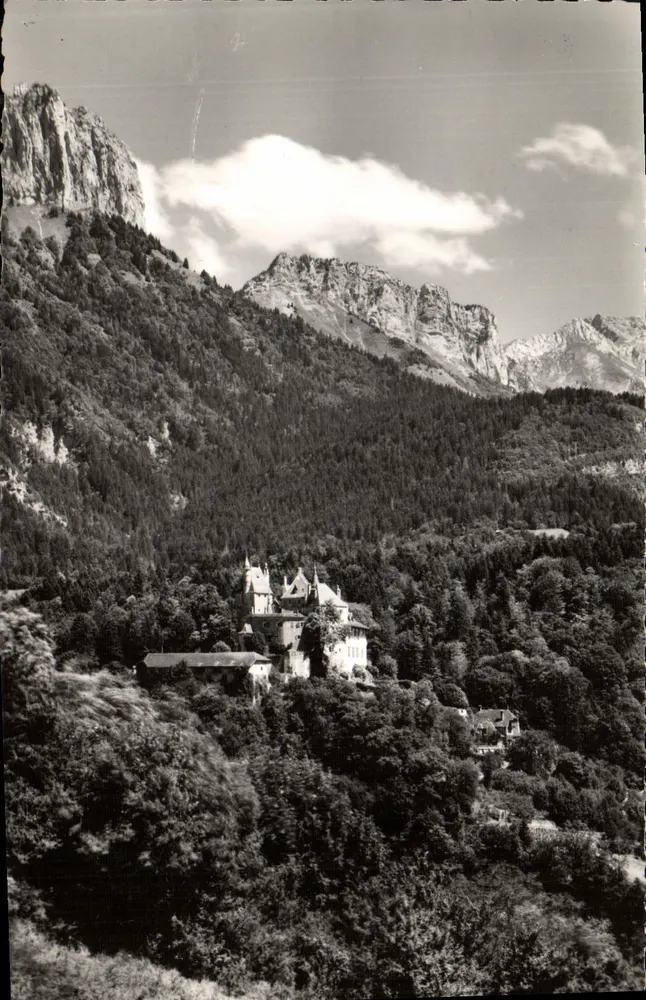Schloss Saint-Bernard — Menton — Verlag: PETIT BAZAR, Menthon, n° 338 - Vorderseite
