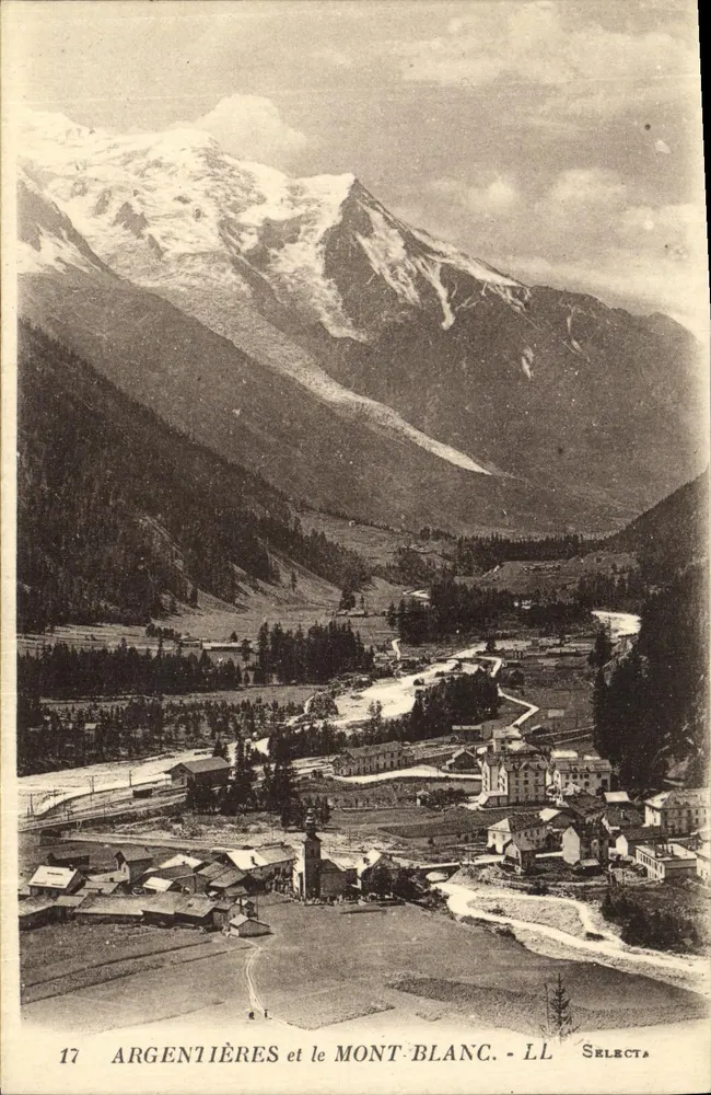 Argenières e o Mont-Blanc — LL Selecta, n°17 - Frente
