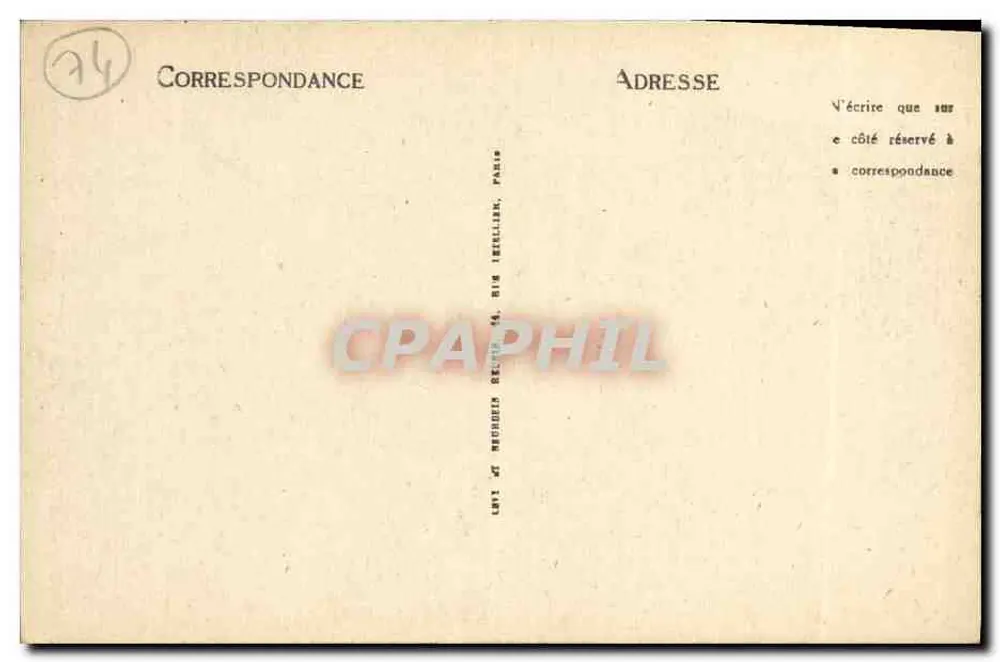 Argenières e o Mont-Blanc — LL Selecta, n°17 - Verso