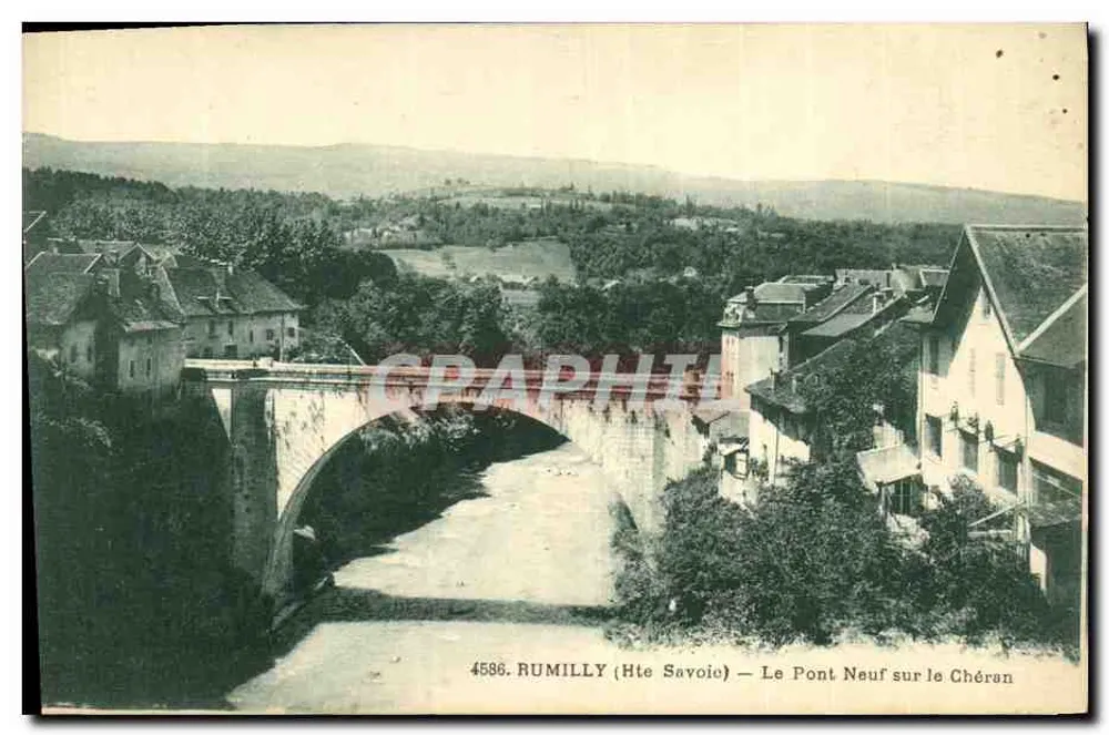 Rumilly (Hoog Savoie) — De Nieuwe Brug over de Chéran — Uitgave ABEM - Voorkant