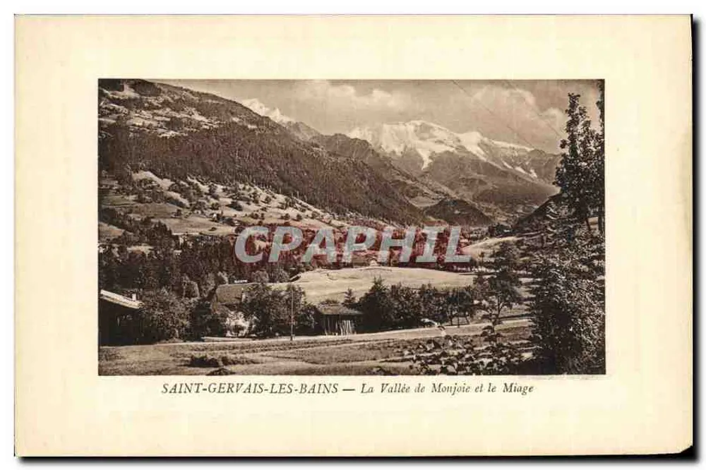 Saint-Gervais-les-Bains — Tal der Monjoie und der Miage — Foto von M. Bourrey - Vorderseite