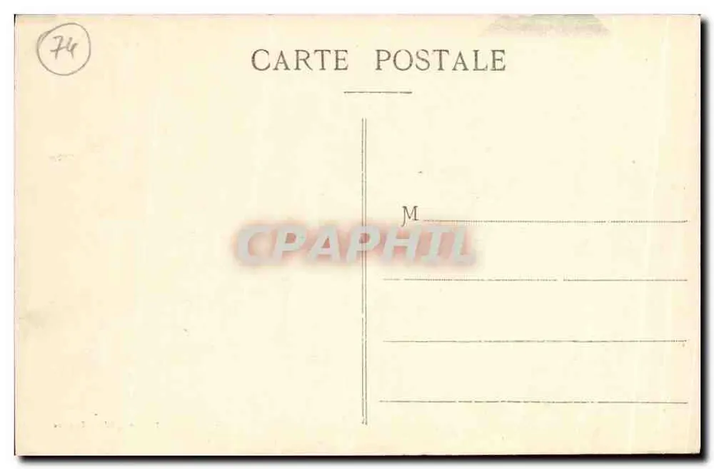 Thones — Berg Calvaire und Pic de Lachat — Mollard, Thônes - Rückseite