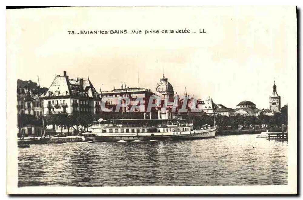 Évian-les-Bains — Ansicht vom Jetée — LL. n°73 - Vorderseite