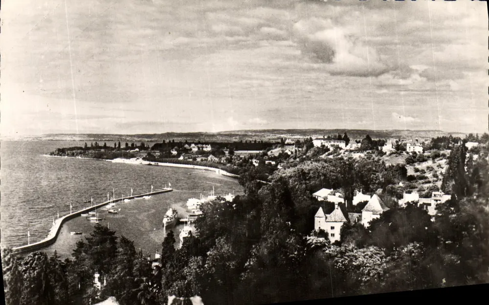 Thonon-les-Bains — A Baía e Ponta de Ripailla — Éditions du Globe, Paris - Frente