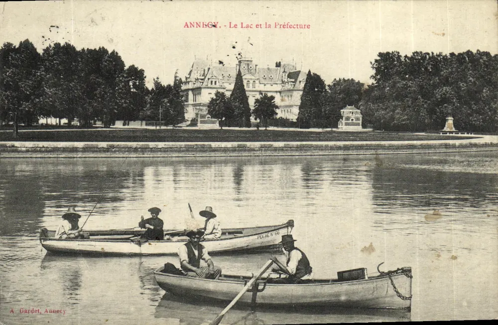 Annecy - Der See und das Präfekturgebäude — A. Gardet, Annecy - Vorderseite