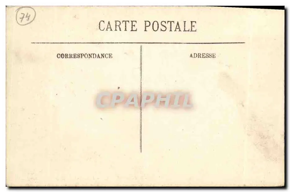 Chamonix — Vista general y el Mont-Blanc — LL. n.º 226 - Reverso