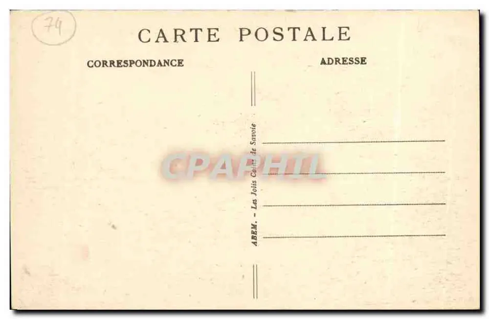 Anneyce - El Puente de la Halle — A.B.E.M. - 4377 - Reverso