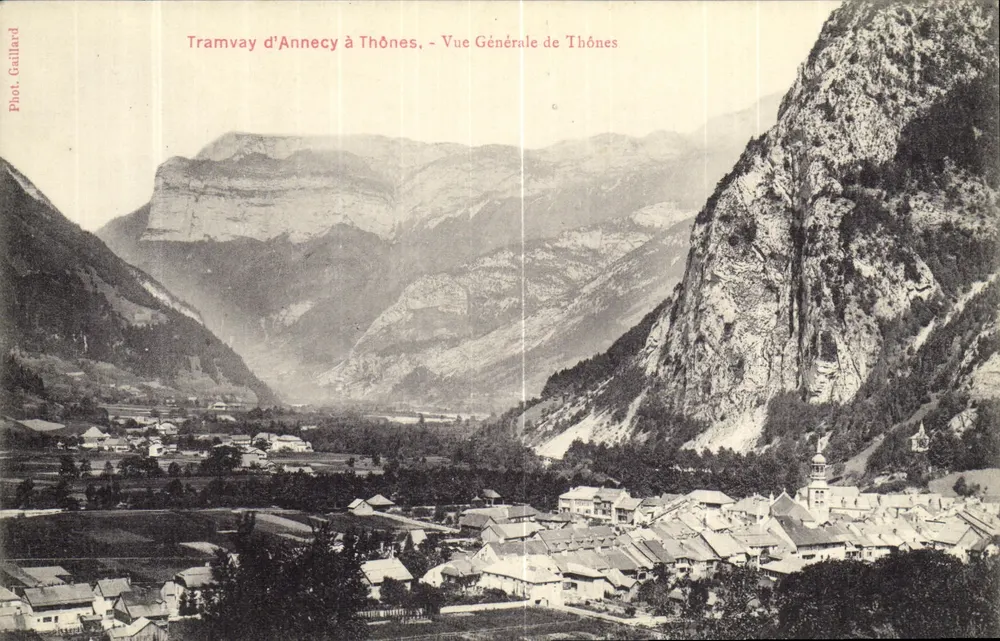 Thônes — Allgemeiner Blick auf Thônes — Phot. Gaillard - Vorderseite