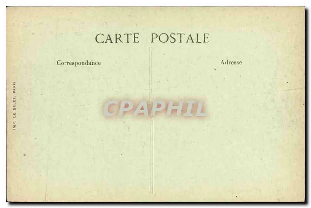 Schloss FONTAINEBLEAU — Bassin der Cascades — Siron, Verlag Fontainebleau, Nr. 574 - Rückseite
