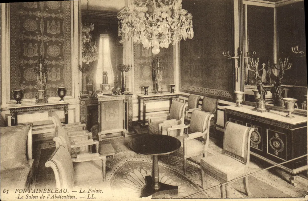 Fontainebleau — Das Schloss. Der Abdikationsraum — LL. n° 65 - Vorderseite