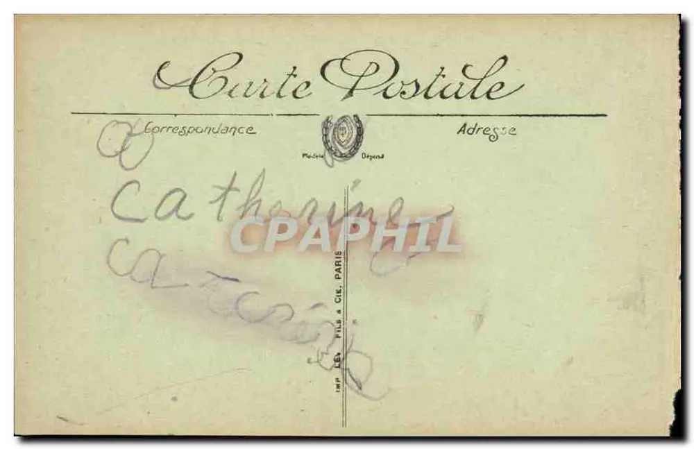 Dieppe — Les Tourelles et le Château — LL - Verso