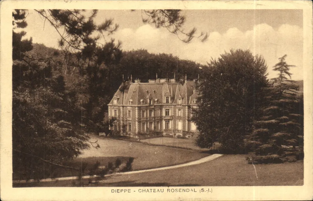 Dieppe — Château Rosendal — S.I. — Éditeur : Photo de Montépin - Frente