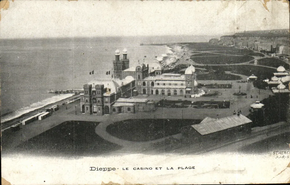 Dieppe - Das Casino und die Strandpromenade — STAERCH, Paris, n°5 - Vorderseite