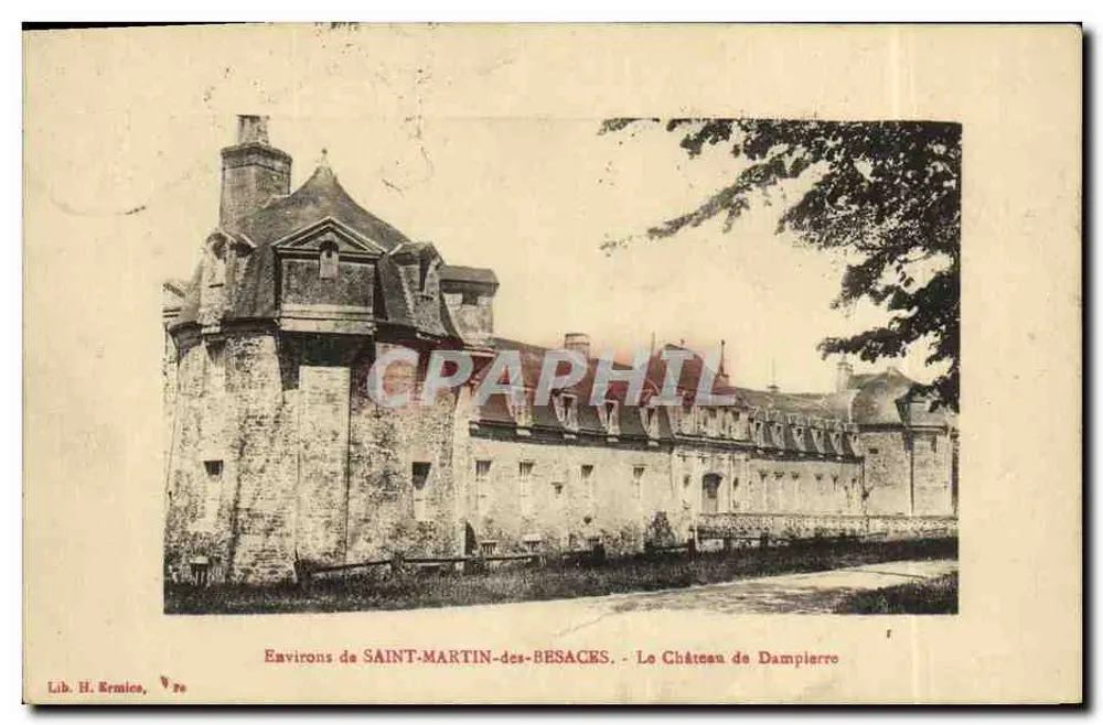 Umgebung von SAINT-MARTIN-des-BESACES — Schloss Dampierre — Lib. H. Ermice, Nr. 78 - Vorderseite