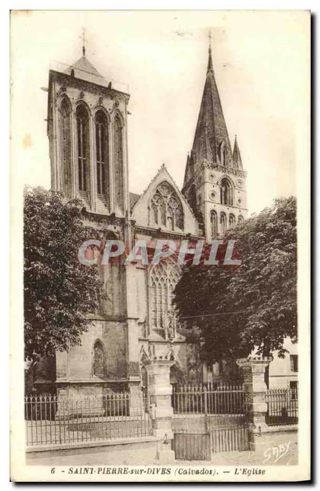 Saint-Pierre-sur-Dives (Calvados) — A Igreja — Gaby - Frente