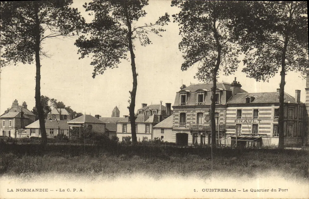 Ouistreham — O Bairro do Porto — La C.P.A. - Frente