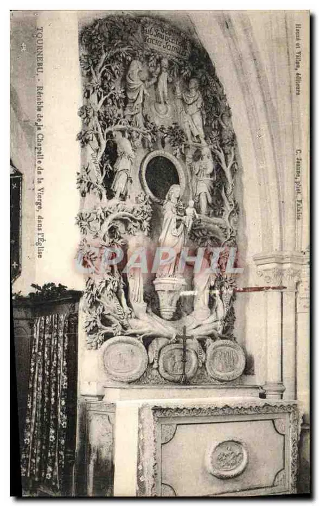 Tournai — Altar der Kapelle der Jungfrau in der Kirche — Verlag H. und V. Lille - Vorderseite