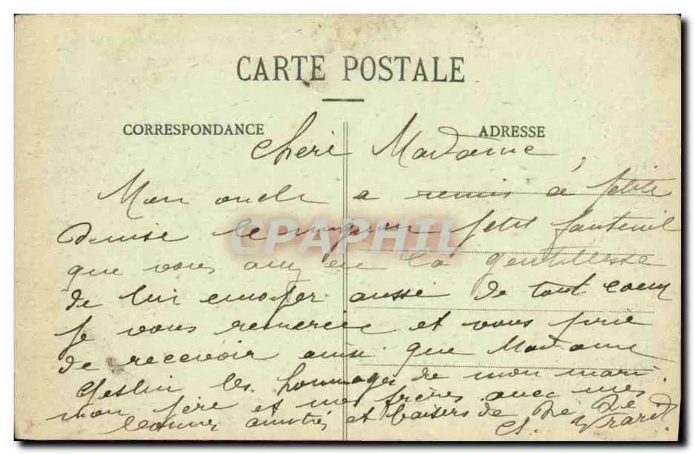 Saint-Samson - Castelo de La Brousse — Environs de Troarn (Calvados) — G. J. fot. editor, em Troarn (Edição reservada) - Verso