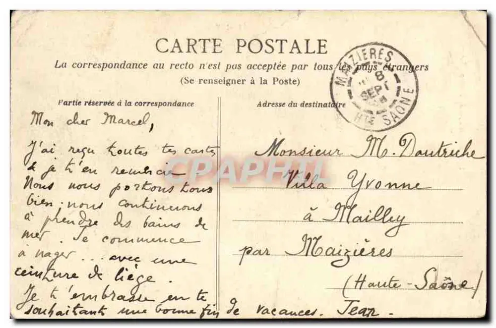Feue Demoiselle de Fontenailles — Geknüpfter Felsen — A.D. 85 - Rückseite