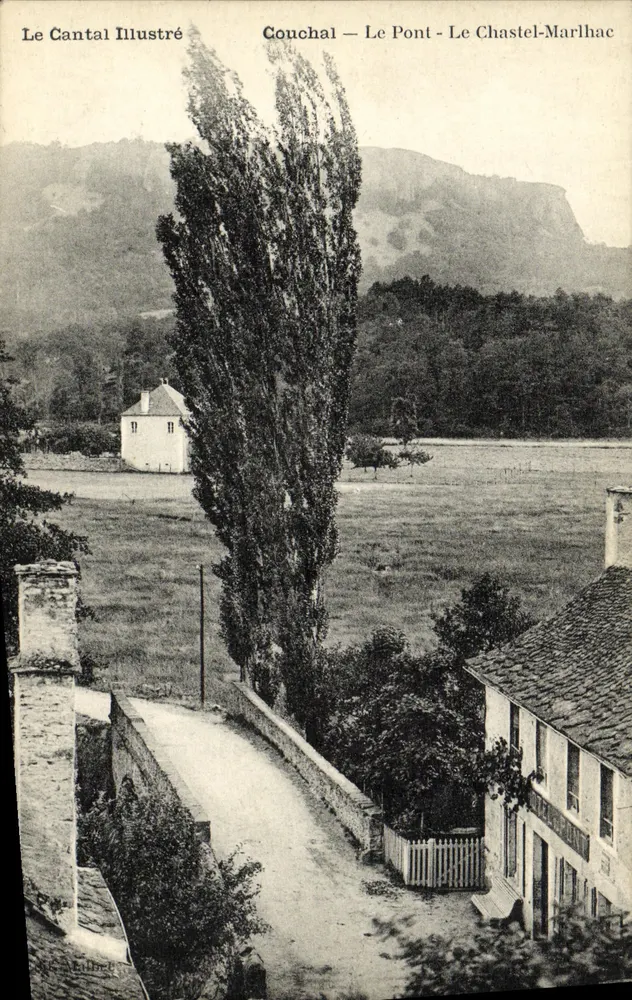 Couchal — O Ponte — O Castelo-Marlhac — O Cantal Ilustrado - Frente