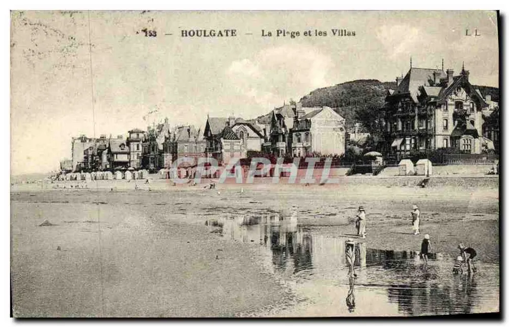 Houlgate — Die Strandpromenade und die Villen — LL - Vorderseite