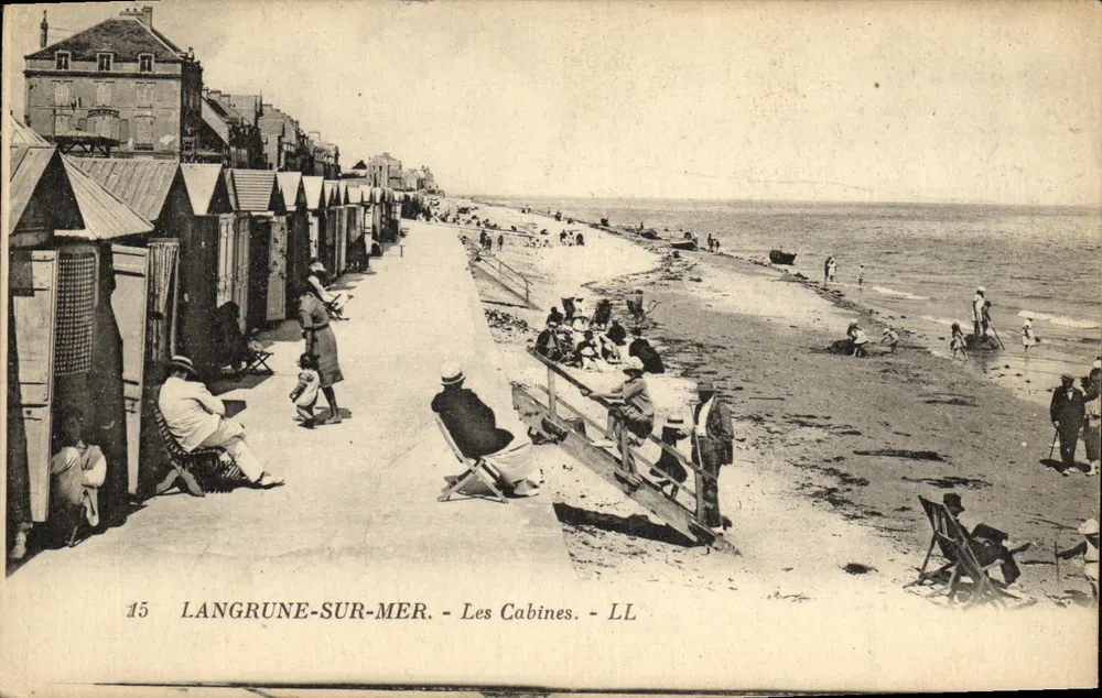 Langrune-sur-Mer — As Cabines — LL - Frente
