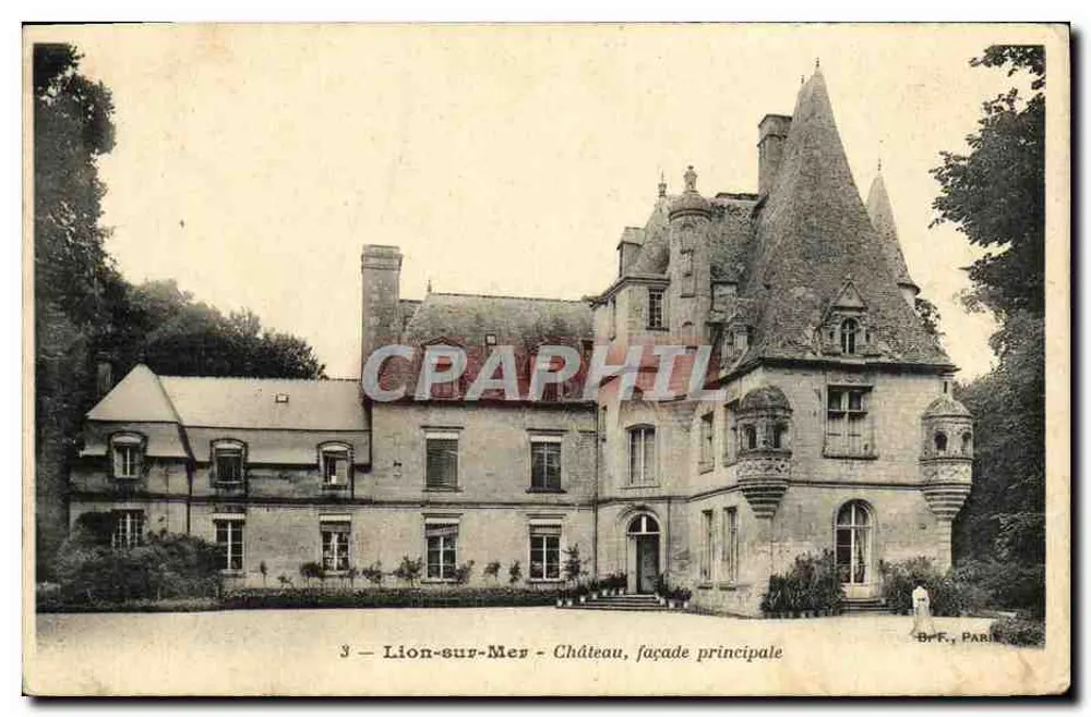 Lion-sur-Mer - Castelo, fachada principal — Br.F., Paris — n°3 - Frente