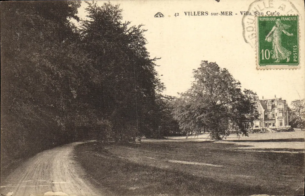 Villers-sur-Mer - Villa San Carlo — anonymer Verlag, Nr. 42 - Vorderseite