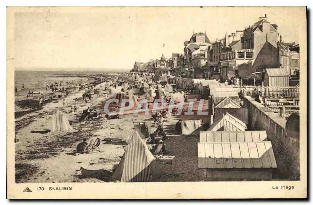 St-Aubin — La Plage — Ch. des Arts Photomécanique - Voorkant