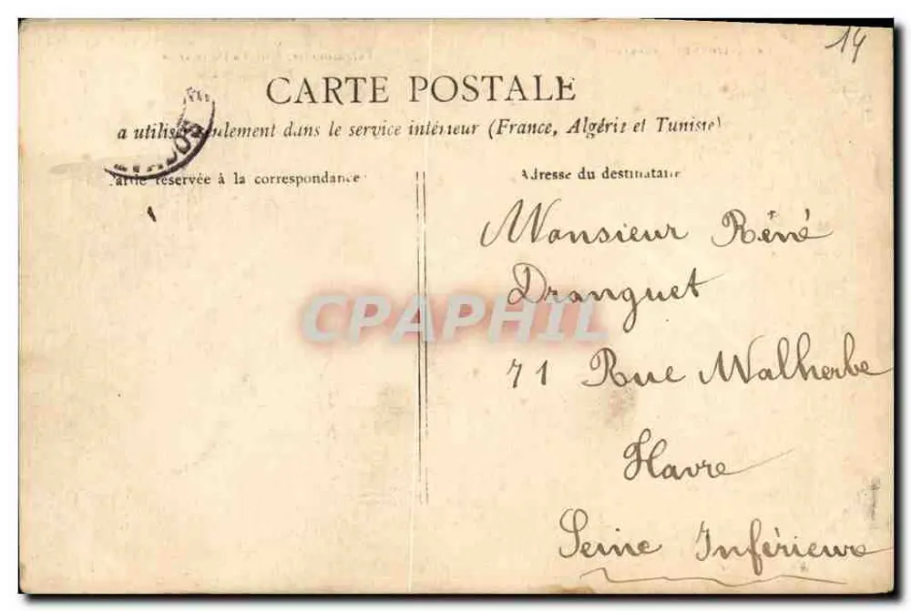 La Délivrande - Panorama — Lefauconnier, Wydawnictwo La Délivrande - Rewers