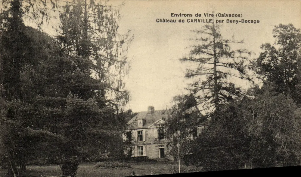 Schloss Carville — Umgebung von Vire (Calvados) — von Beny-Bocage - Vorderseite
