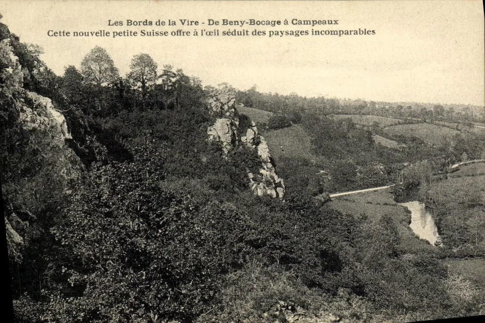 Die Ufer der Vire - Von Beny-Bocage bis Campeaux — Editions H. Ermice - Vire - Vorderseite