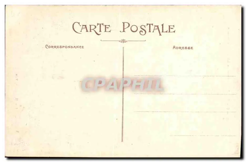 VIRE — Une Rue Pittoresque au bord de la Rivière - Rückseite