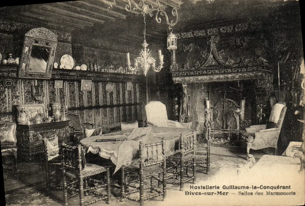 Hostellerie Guillaume-le-Conquérant — Esszimmer der Marmousets — Dives-sur-Mer - Vorderseite