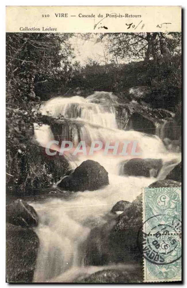 VIRE — Cachoeira do Pont-ès-Retours — Coleção Leeleré, n° 220 - Frente