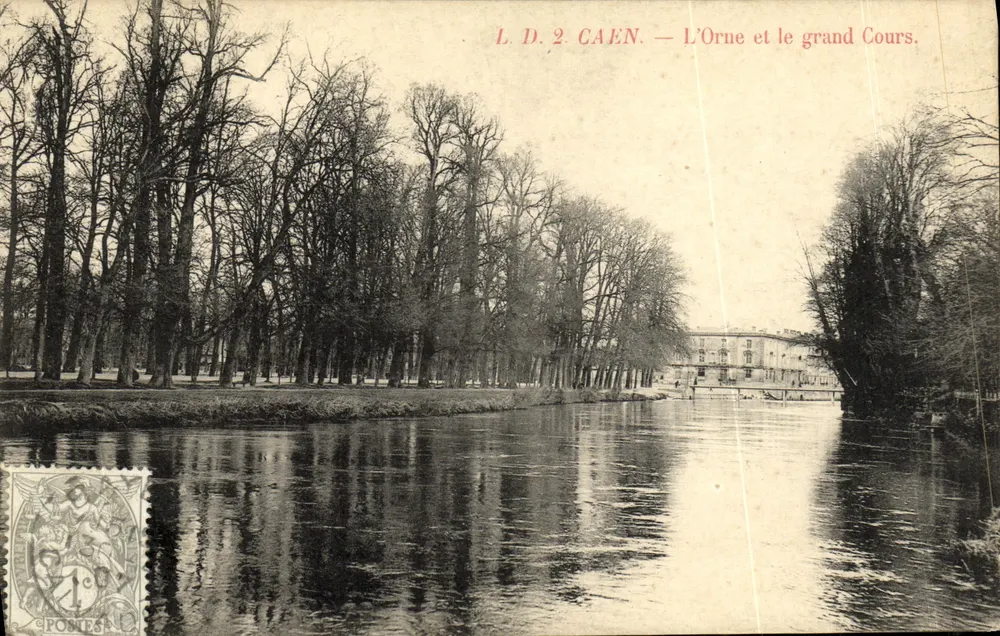Caen — L'Orne e o grande Cours — L.D. 2 - Frente