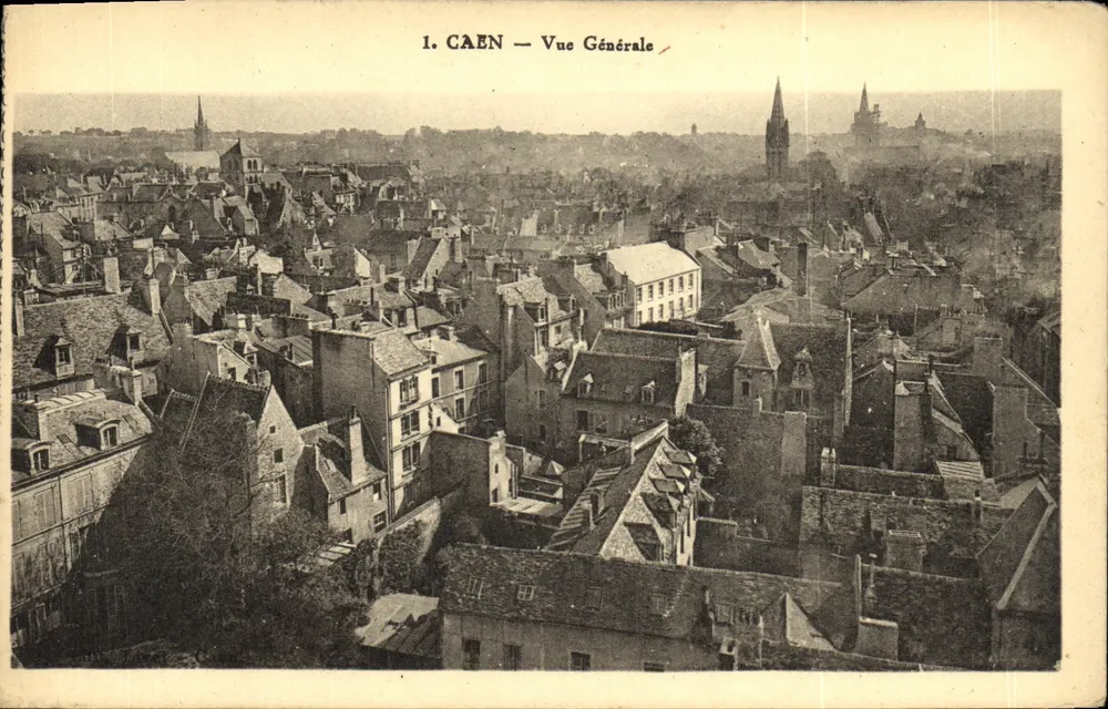 Caen — Vista Geral — Editor não identificado, n° de série 1 - Frente