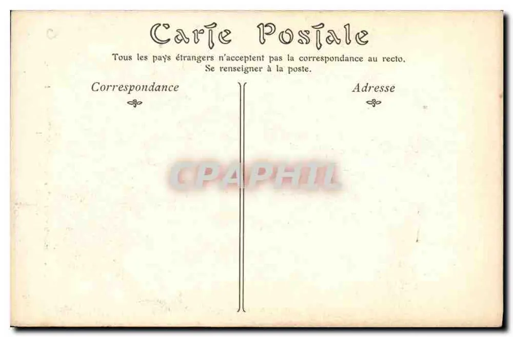 Hotel d'Escoville in Caen — Ansicht des Kopfes von Olopherme — ND Phot - Rückseite