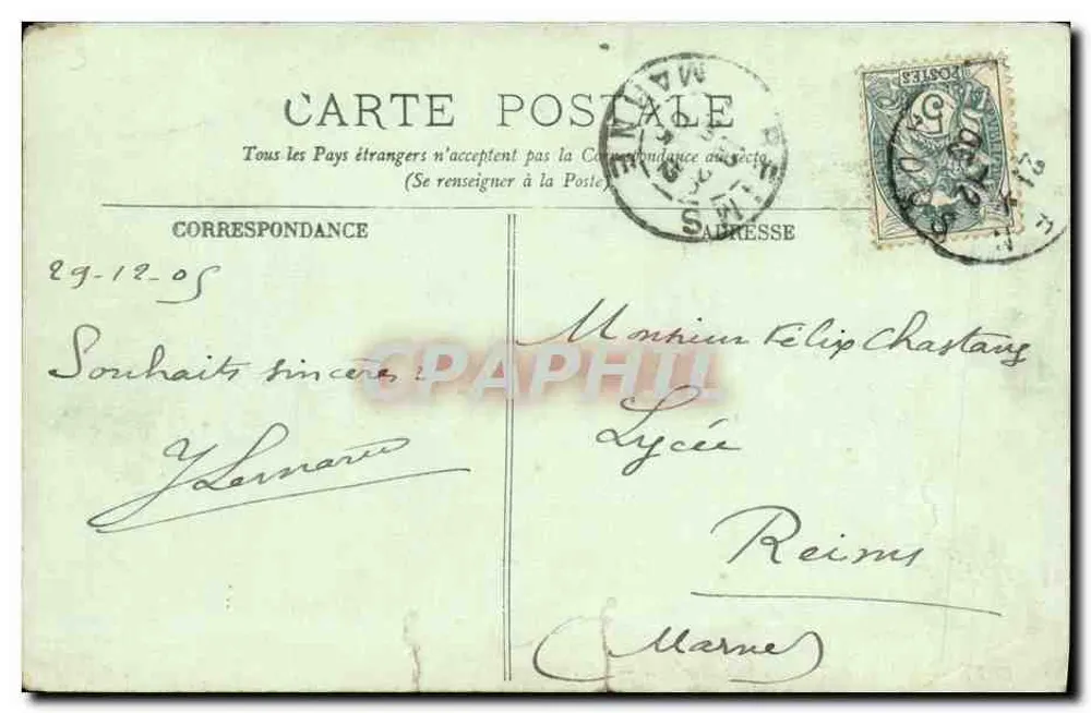 Caen — Abside de l'Abbaye aux Hommes — LL. — n°21 - Verso