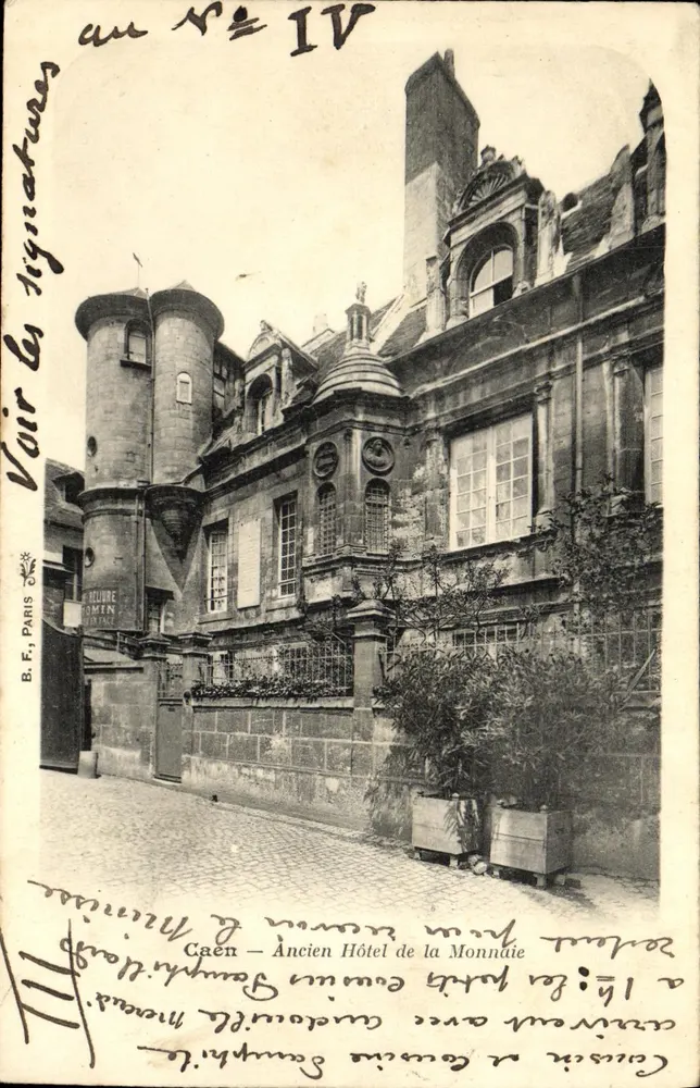 Caen — Ehemaliges Hotel de la Monndie — B. F., Paris - Vorderseite