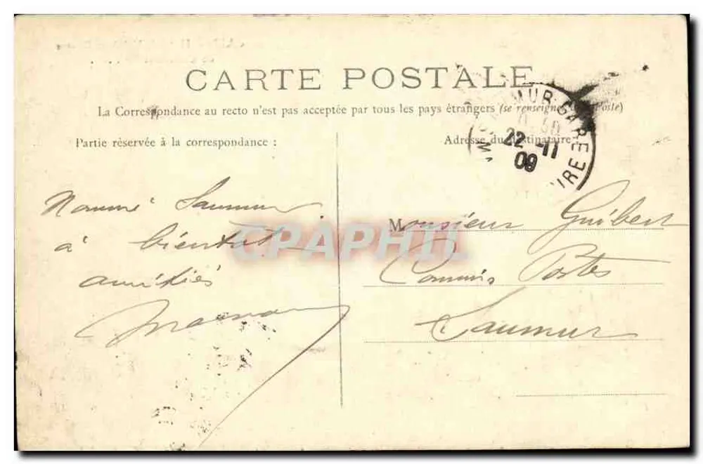 Caen — Hotel de Valois ou Casa de Comércio — L. D. - Verso