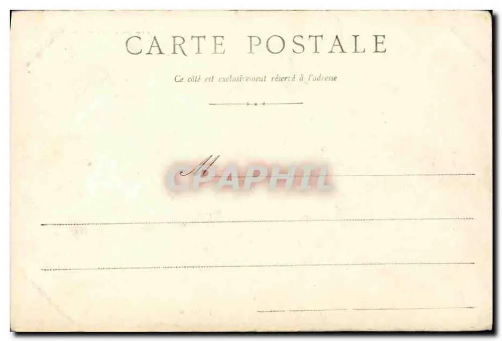 Caen — Estátua de Luís XIV — editor não visível - Verso