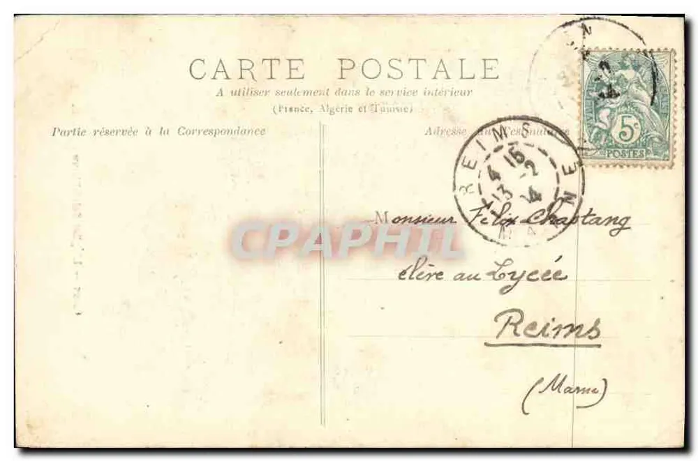 Caen — A Igreja de São Pedro — I. D. - Verso