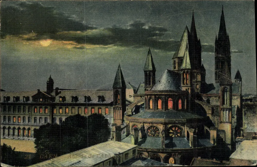 Caen — Abside da Abadia dos Homens — LL - Frente